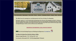 Desktop Screenshot of goshennh.org