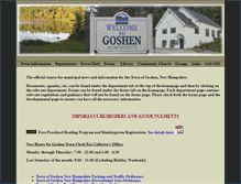 Tablet Screenshot of goshennh.org